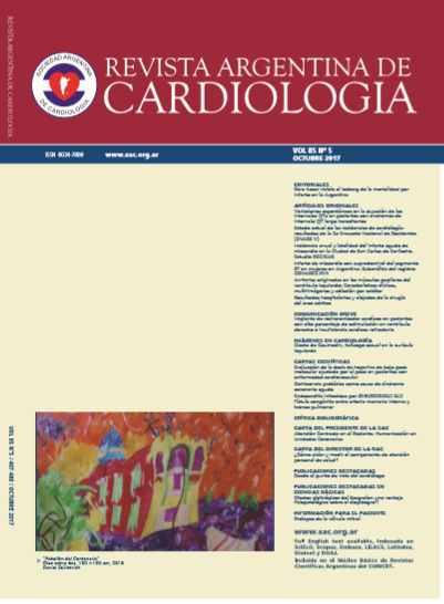 					Ver Rev Argent Cardiol 2017 Vol. 85 Nro. 5
				
